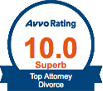 Avvo 10.0 Superb Top Attorney Divorce