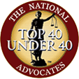 The National Advocates Top 40 Under 40 Badge